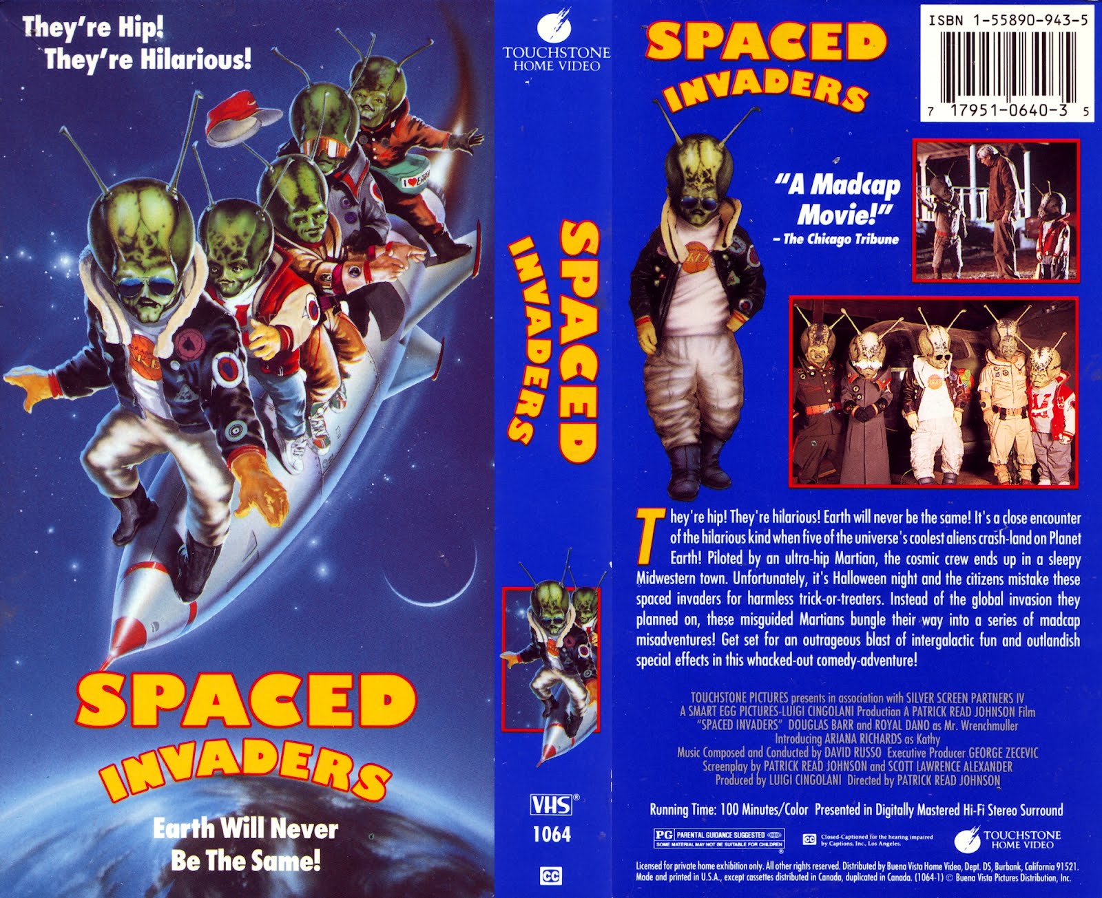 VHS Cover Scans: Spaced Invaders (1990)