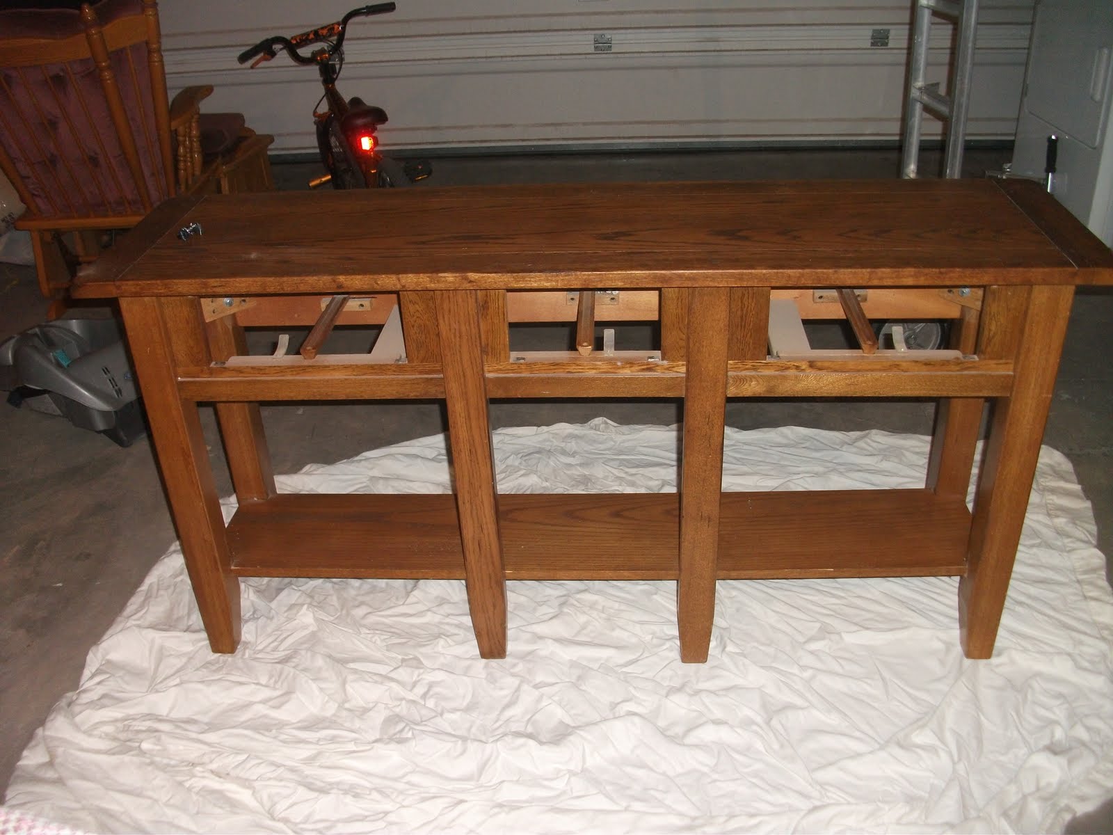 The Swanky Sofa Awesome Sofa Table Redo
