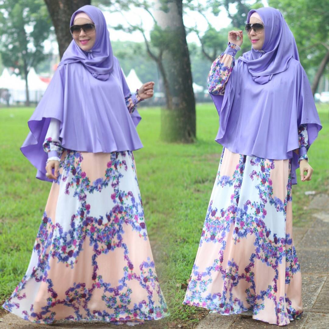 25 Model  Gamis  Lebaran Terbaru  2019 Paling Inspiratif