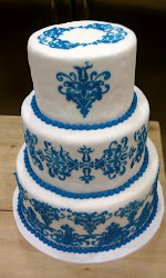 cakes cake damask silver round