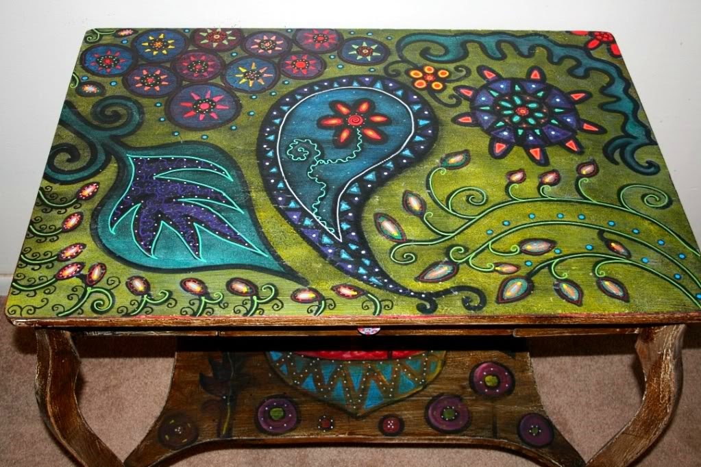 Funky Home Decor Hand Painted Coffee Tables Nightstands All One Of A funky-home-decor-hand-painted-coffee-tables-nightstands-all-one-of-a