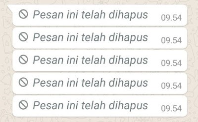 cara membaca pesan Whatsapp yang sudah dihapus