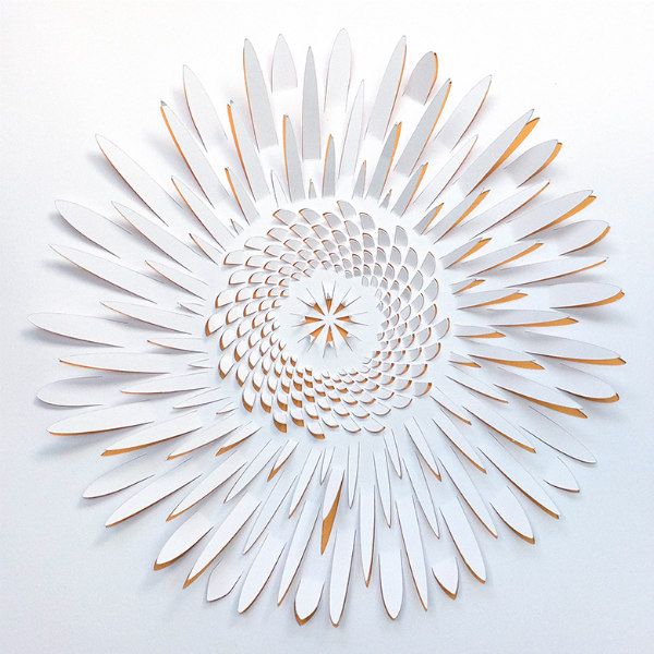 Papercutting Geometric Designs Inspired by Nature