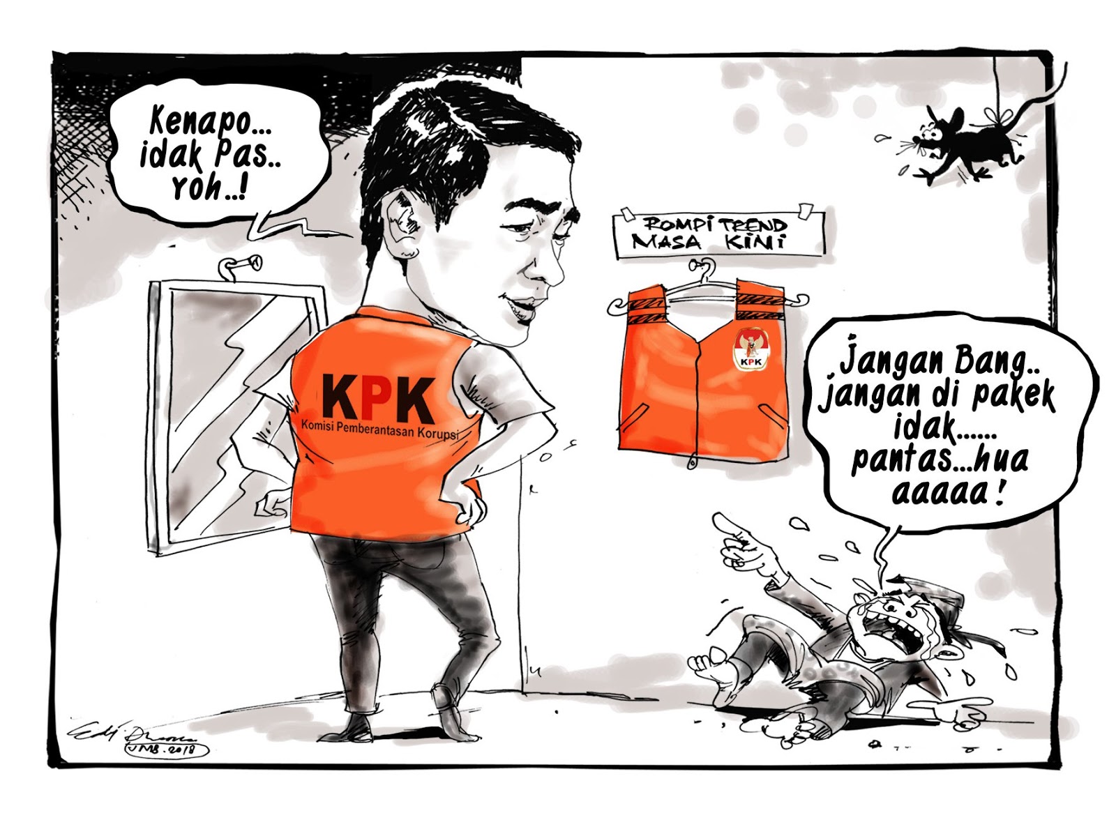  70 Gambar  Karikatur  Orang Korupsi  Karitur