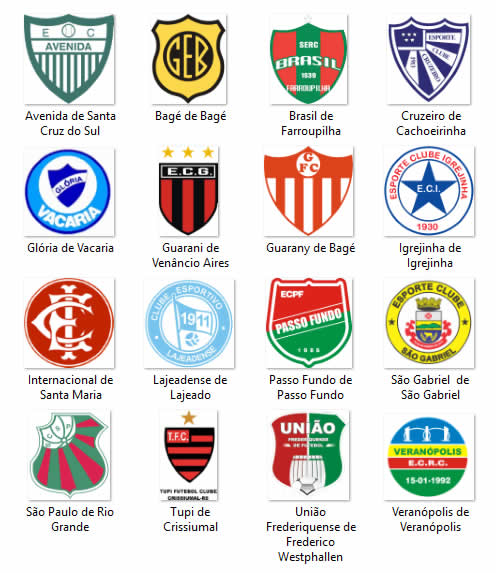 Times do RS: Campeonato Gaúcho Divisão de Acesso 2020 (2ª Divisão)