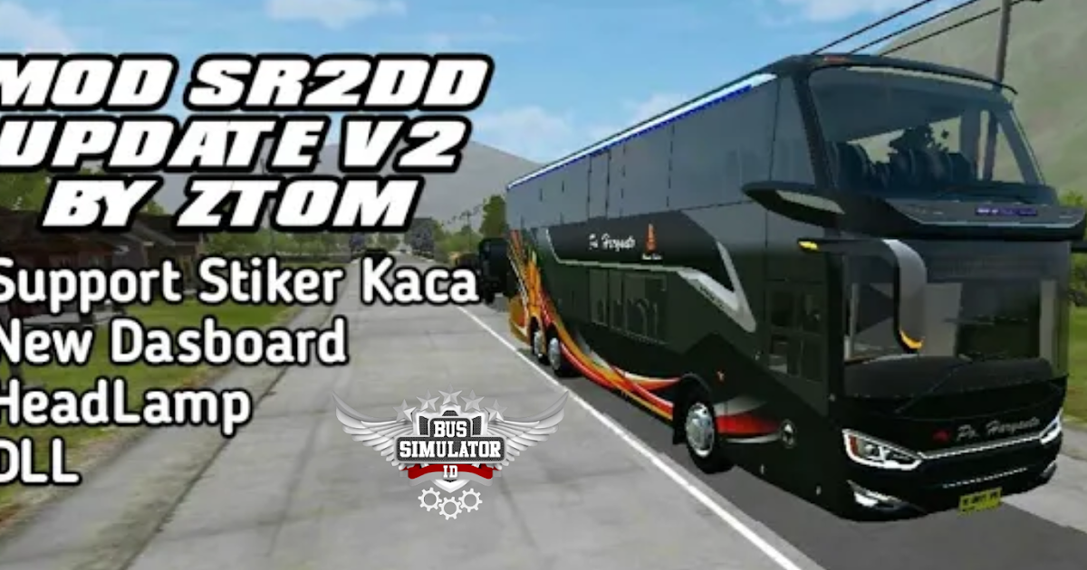 Mod Bus SR2 Double Decker v2 By Ztom Gudang Livery, Skin