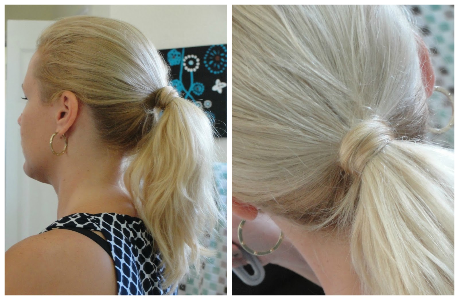 HOW TO HIDE THE ELASTIC OF YOUR PONYTAIL!