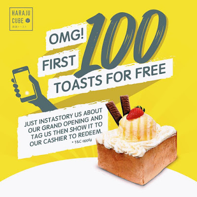 Free Haraju-Cube Toasts Giveaway