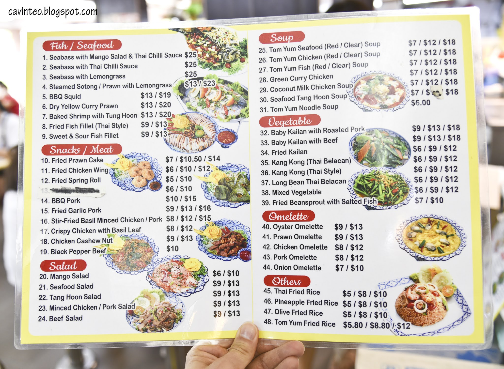 entree kibbles bangkok d k thai food block 125 lorong 2 toa payoh singapore