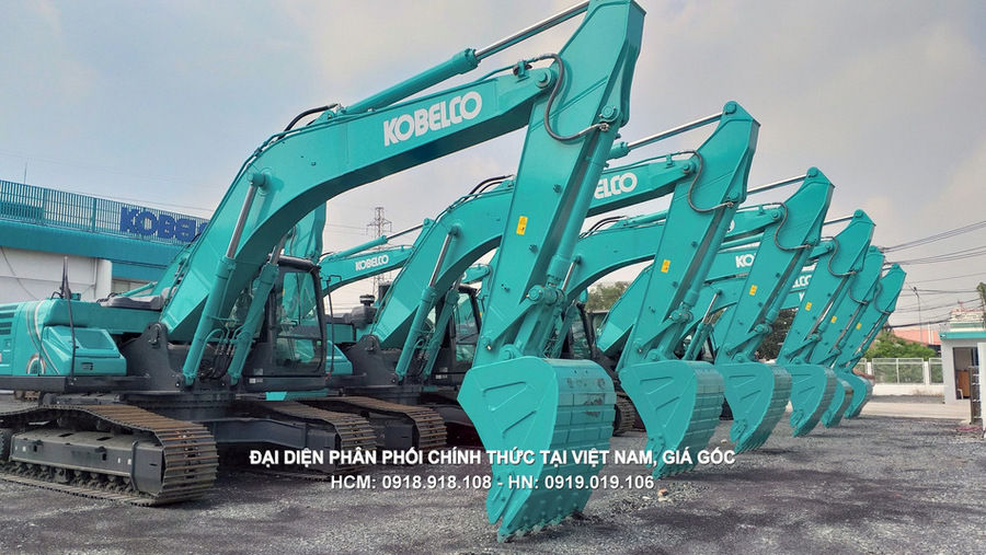 Máy đào bánh xích Kobelco SK250-10, gầu 1.2 khối.