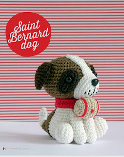 Saint Bernard Dog Amigurumi
