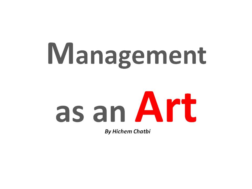 management as an art essay