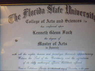 My Master's Degree Diploma