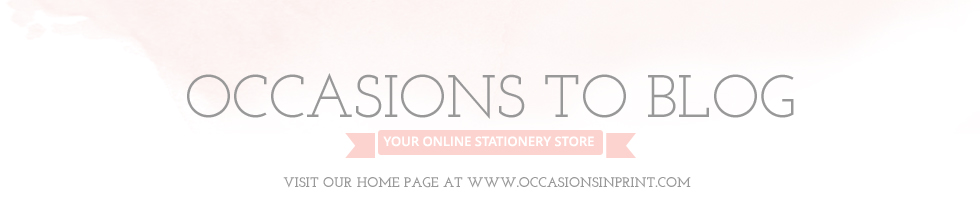 Occasions to Blog