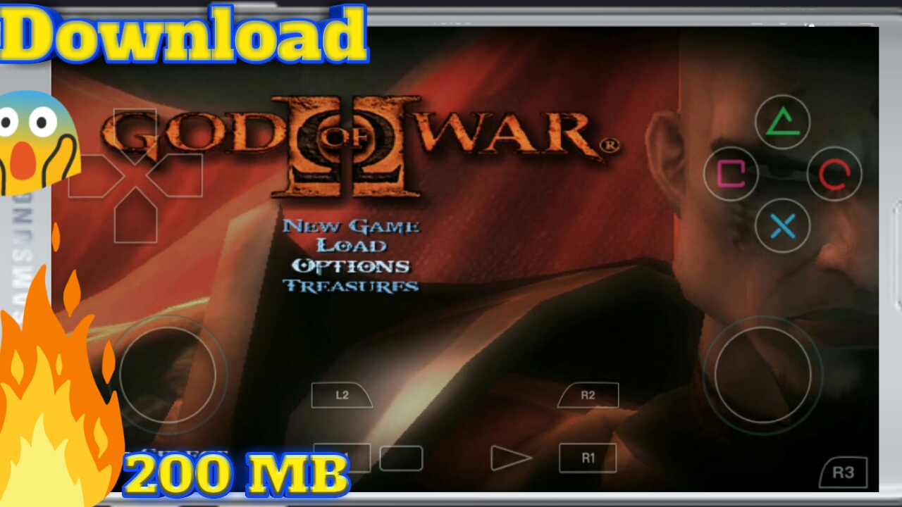 god of war 2 psp iso 200 mb