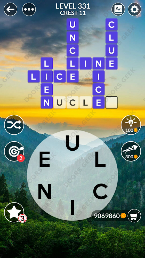 Wordscapes Level 331 Answers Doors Geek