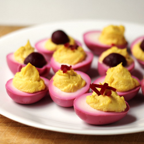 Cookistry BeetPickled Deviled Eggs