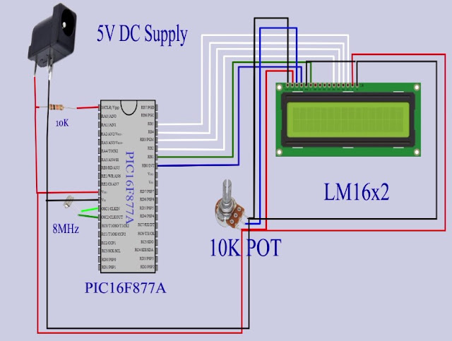 Lcd display with PIC microcontroller and Mikro C compiler - MINA TECHNOLOGY