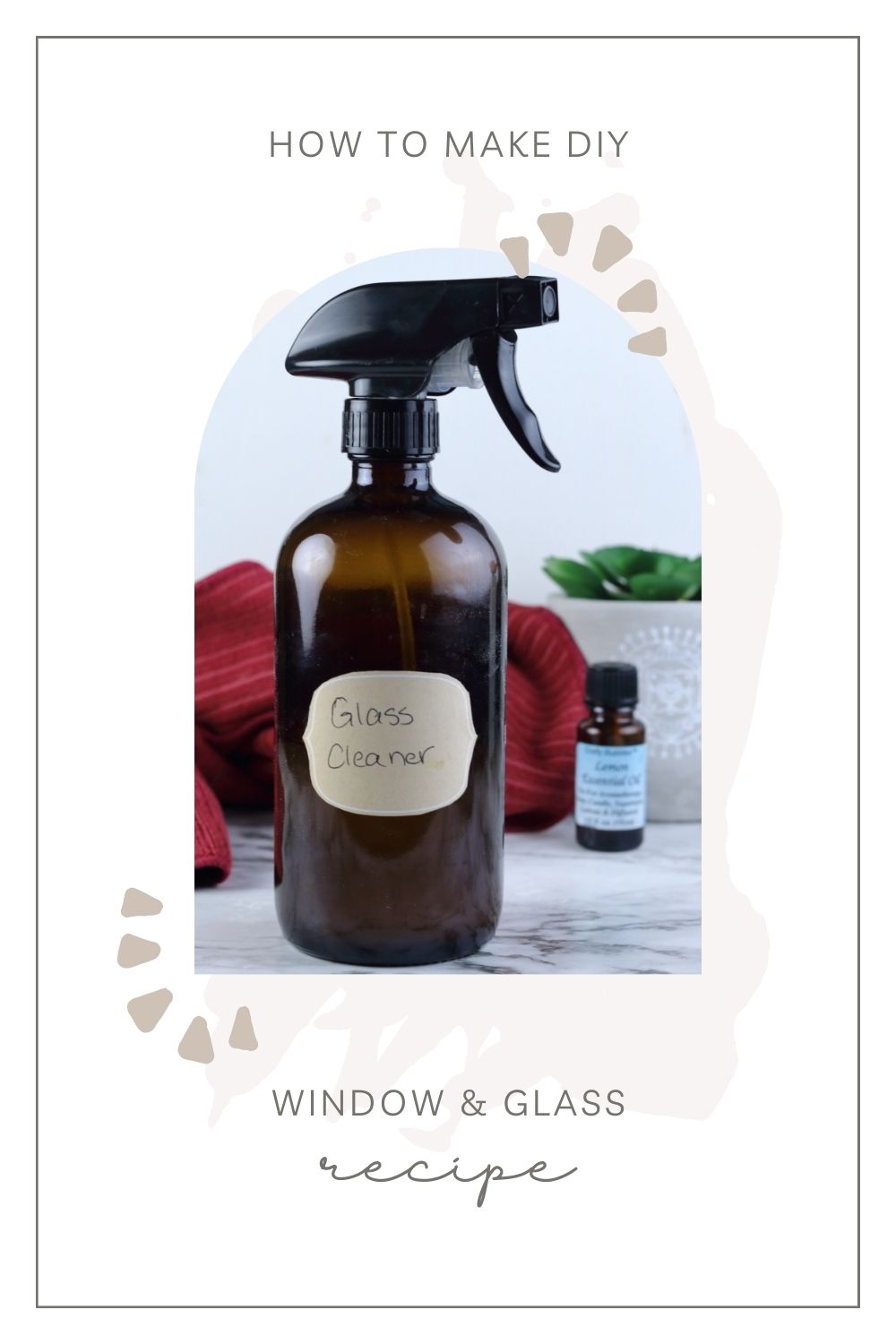 How to Make Glass Cleaner With Vinegar, Cornstarch Koti Beth