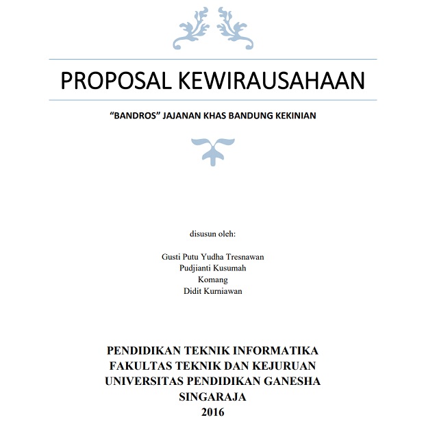 Contoh Cover Proposal