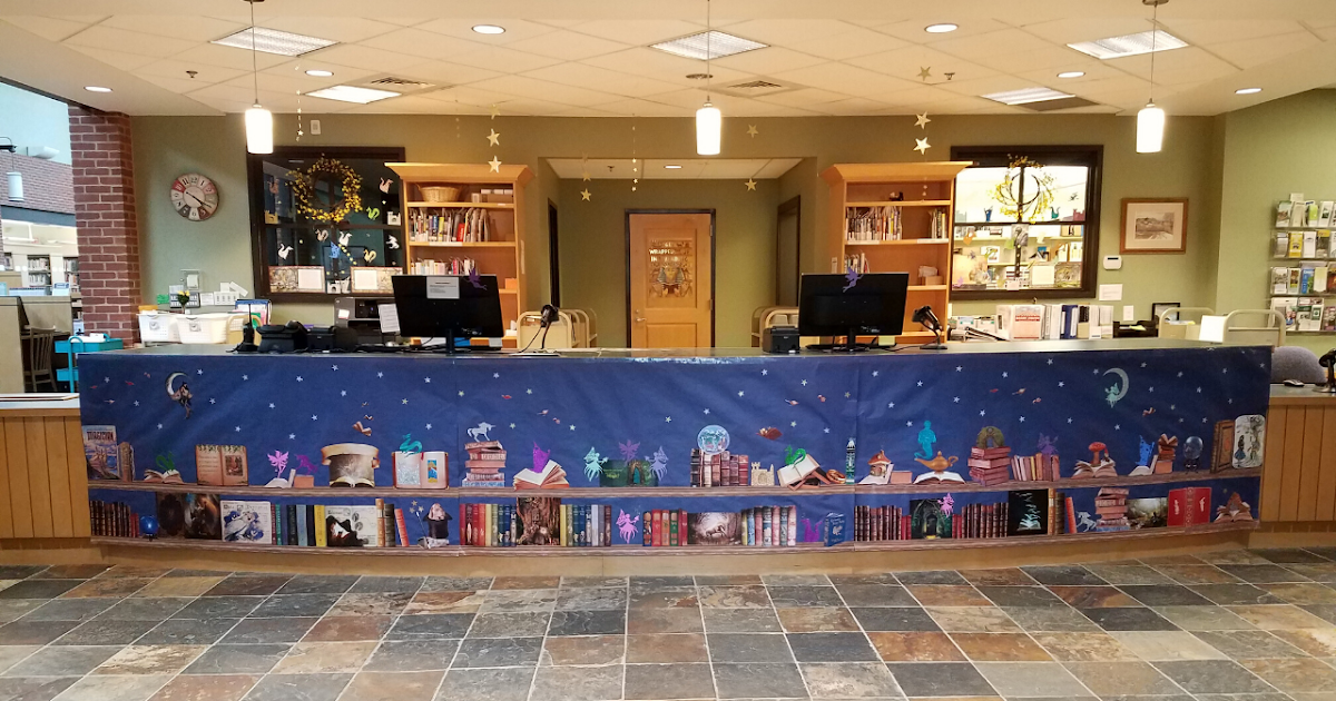 Blackstone Public Library "Thoughts" Virtual Library Backgrounds for