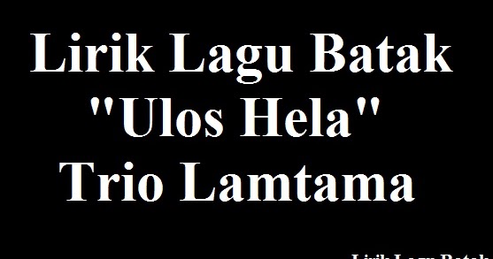 Lirik Lagu Batak Layang Layang Delinews Tapanuli