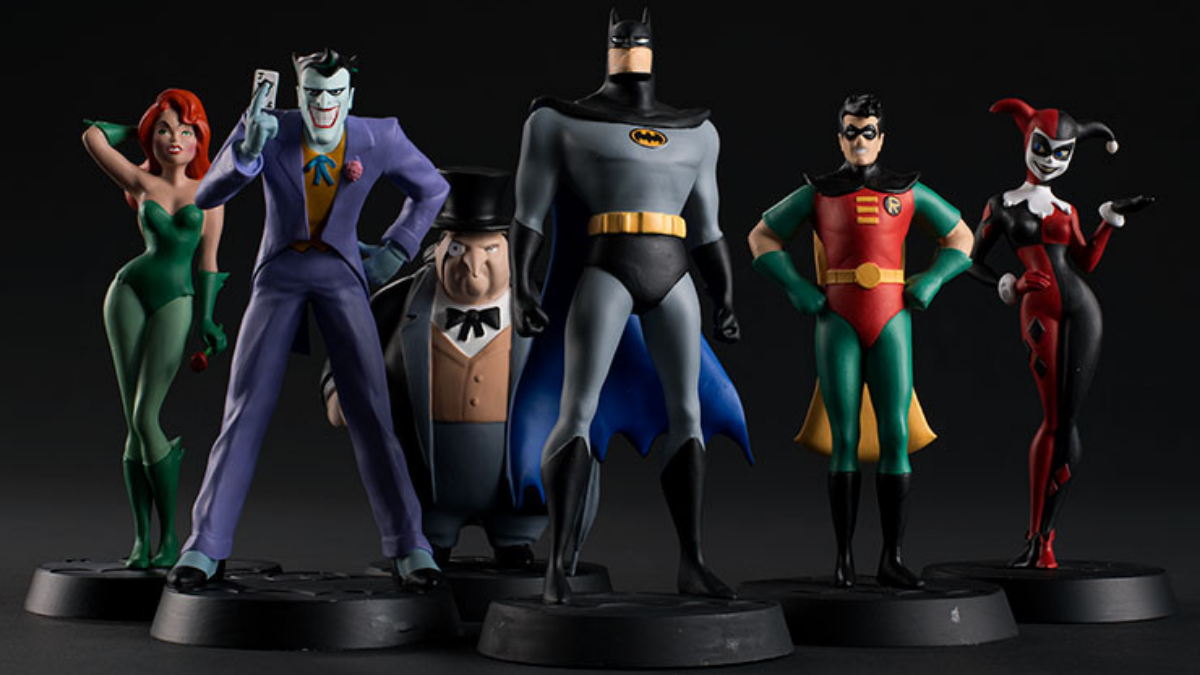 batman the animated series figurines collection set 1 eaglemoss collections