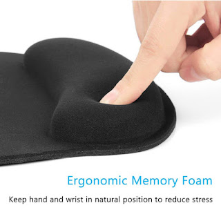 Tappetino Mouse Ergonomico 3-in-1 Con Poggiapolsi - Memory Foam Antiscivolo | Per Ufficio E Gaming - Foto 12