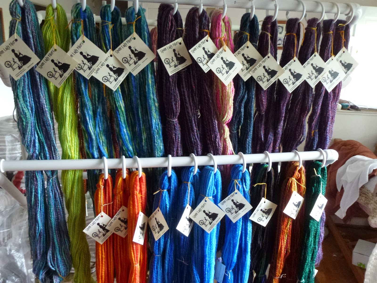 The Wheel & Distaff Handspun & Handpainted Yarns for Sale!