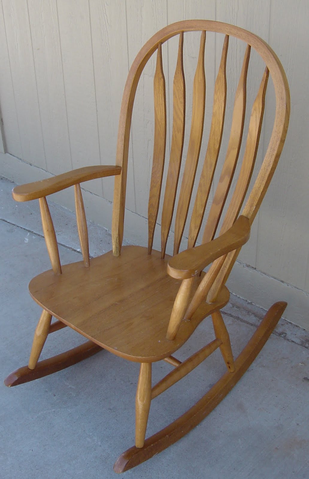 The Backyard Boutique by Five to Nine Furnishings: Oak Rocking Chair