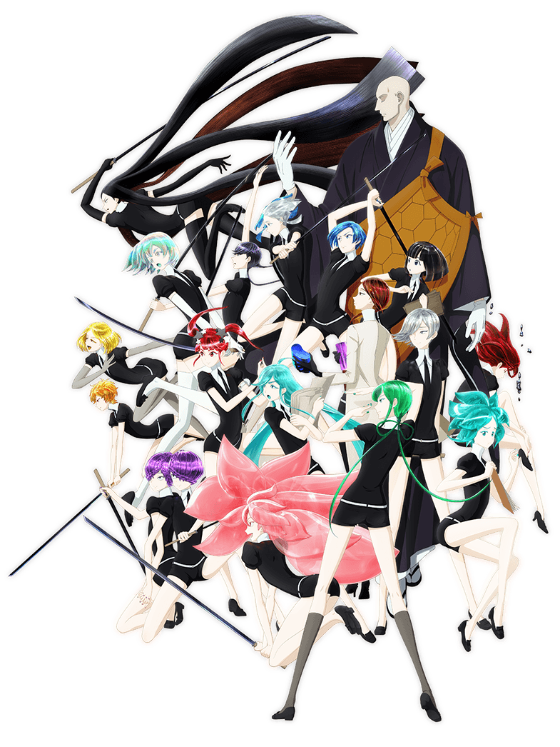 EL ANIME "HOUSEKI NO KUNI" COMPLETA SU PRESENTACIÓN DE PERSONAJES