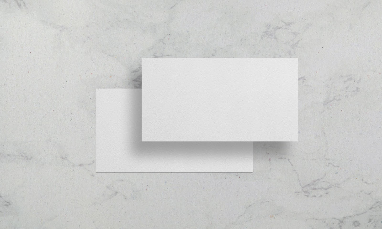 Natural Paper Texture Business Card Mock Up Free Download Psd File