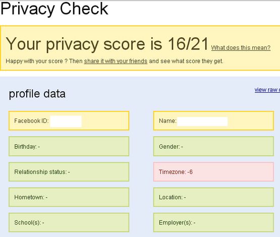 Privacy Check