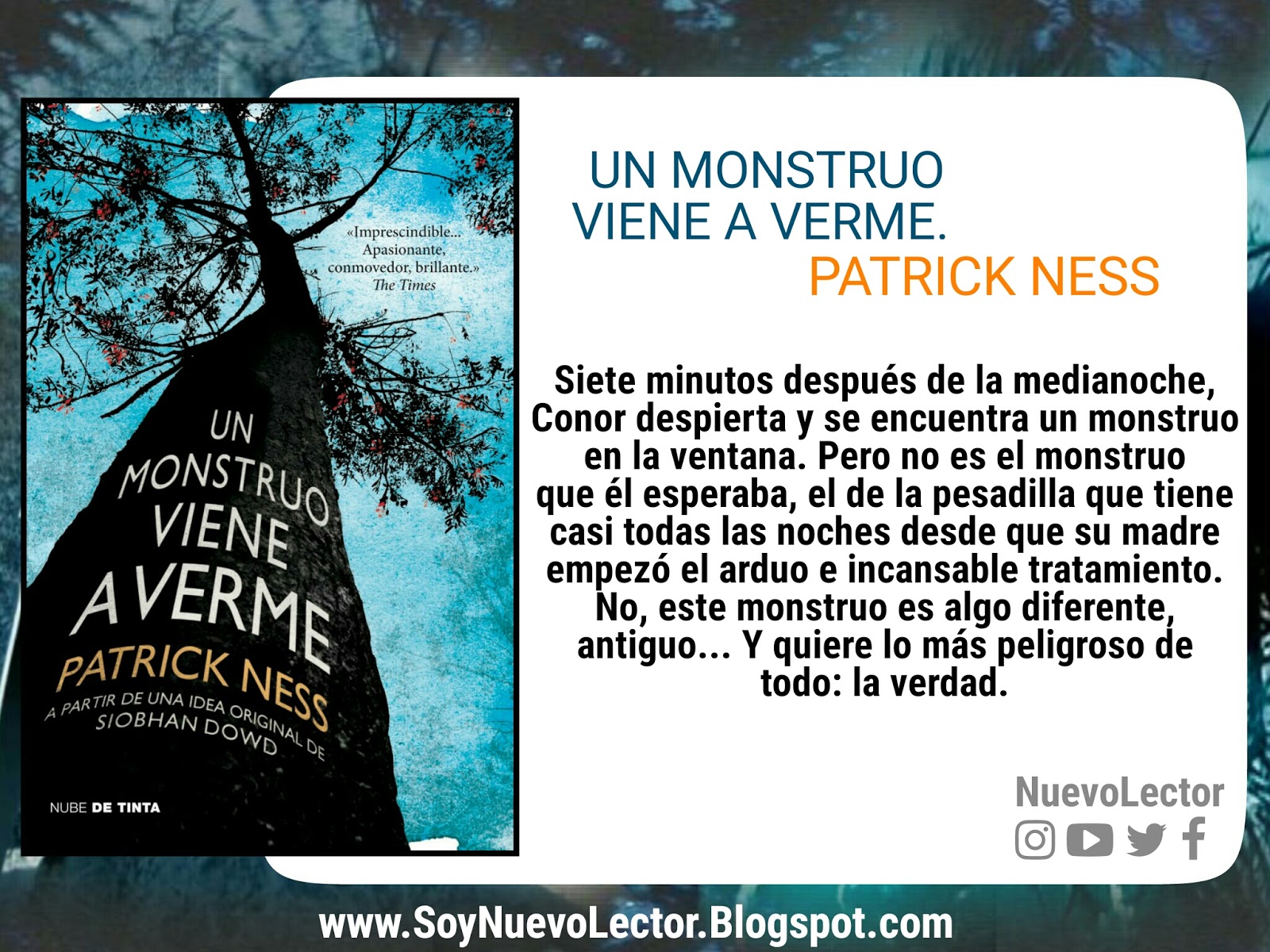 Un Monstruo Viene A Verme Resumen soynuevolector.blogspot.com