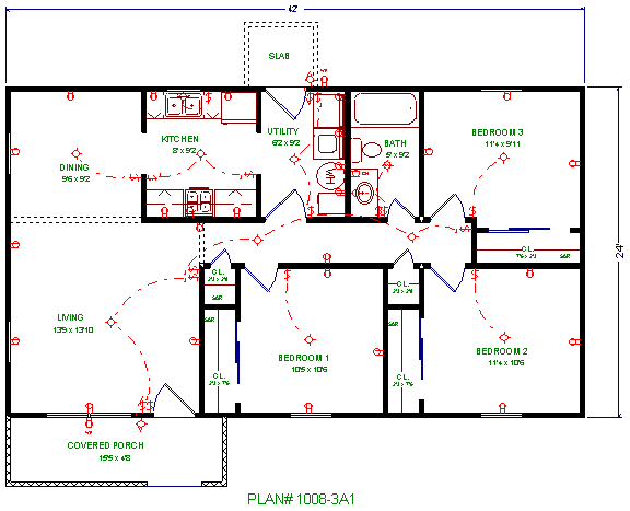 Electric Work: House Electrical Wiring Plan