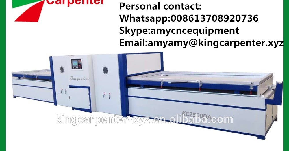 PVC vacuum membrane powder press machine pvc foil vacuum membrane press