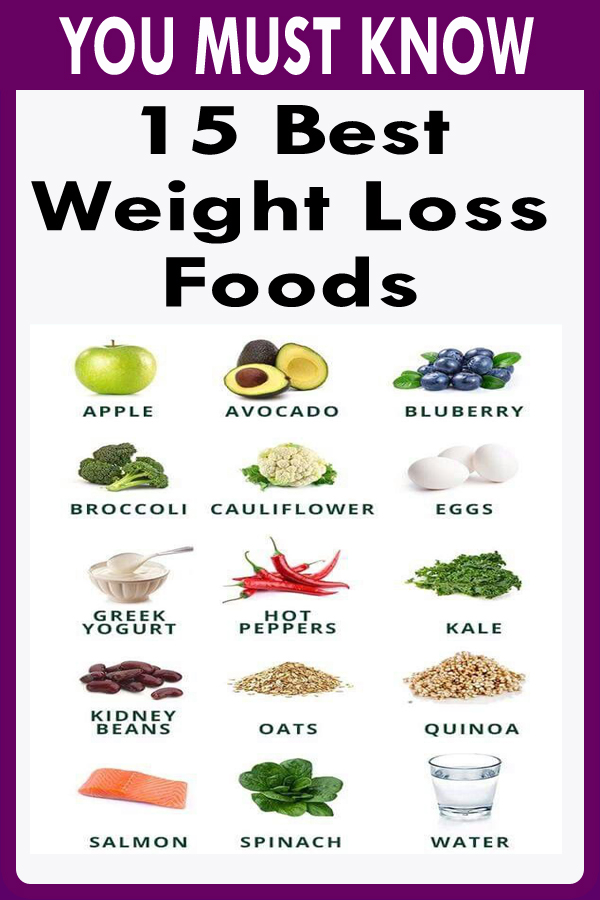 15 Best Weight Loss Foods