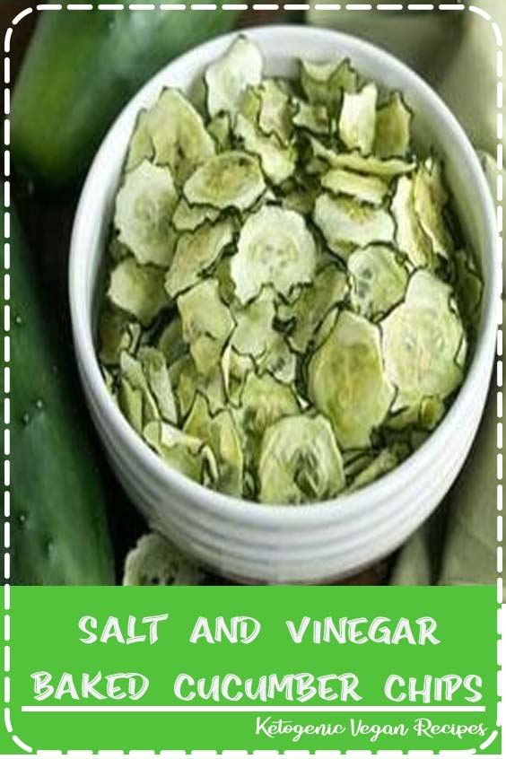 salt and vinegar baked cucumber chips Kitchen Delphine