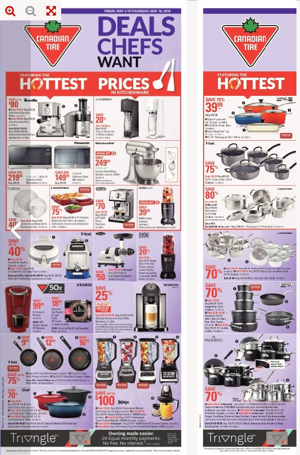 canadian tire weekly flyer may 4 10 2018 canadian tire store flyer