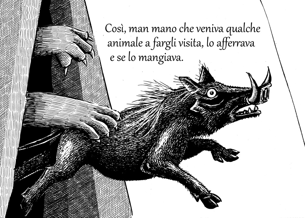 Illustrazioni di Ivan Murgia: Da Esopo: "Il vecchio leone e la volpe"