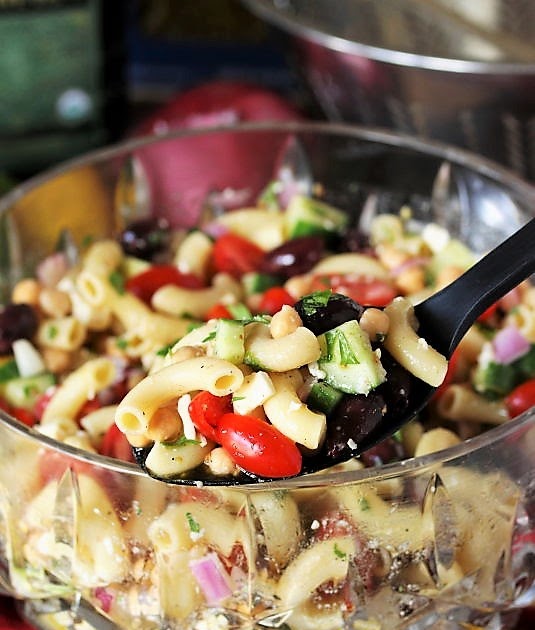 Greek Macaroni Salad The Kitchen is My Playground