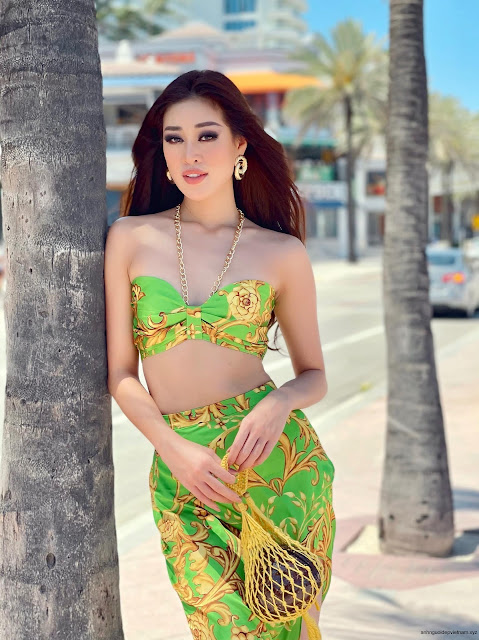 Ảnh Hoa Hậu Hoàn Vũ Việt Nam 2021 Khánh Văn mặc bikini 8