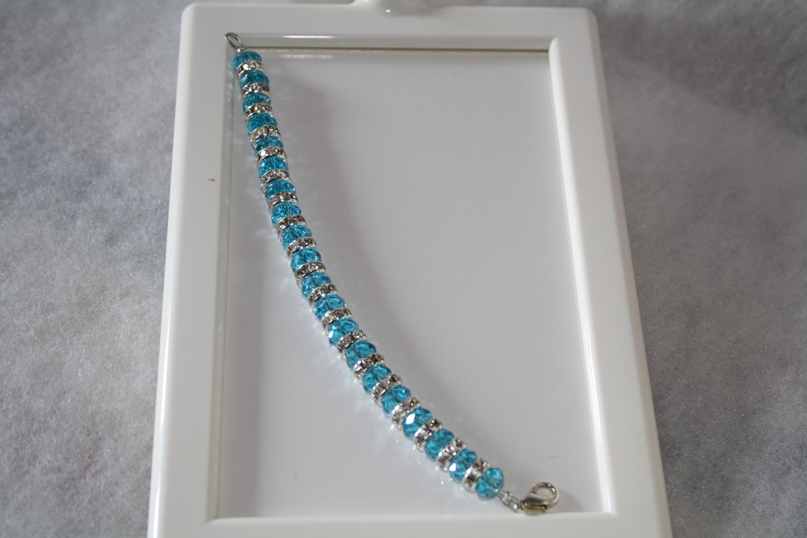 Catena, catena a cubo, collana, collana, perline, cubi di vetro, cubi cateye, cubi di ematite, strass, blu, grigio, reale, turchese