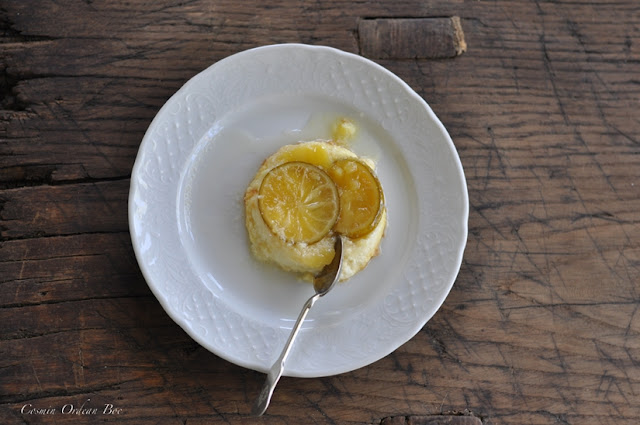 Joghurtflan cu limete