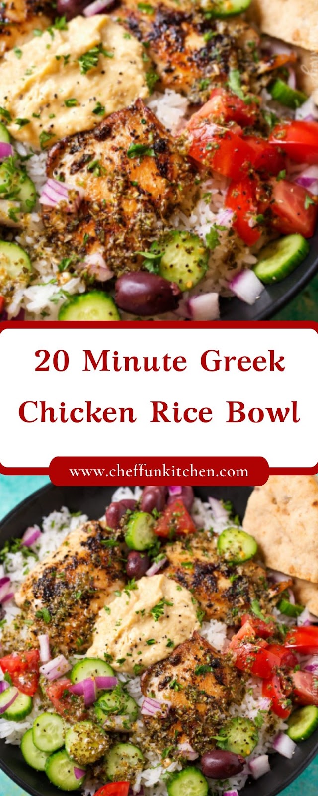 20 Minute Greek Chicken Rice Bowl 20 Minute Greek Chicken Rice Bowl