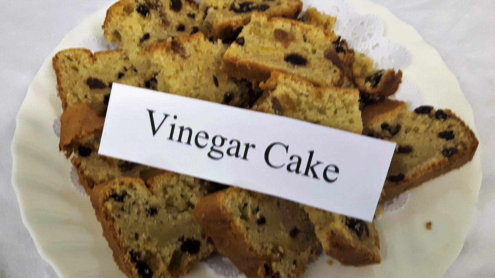 Grandma Abson's Traditional Baking Nothing sour about Vinegar Cake