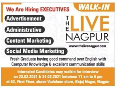 Walkin+job+nagpur+2021+urgent+opening+for+advertising+agency