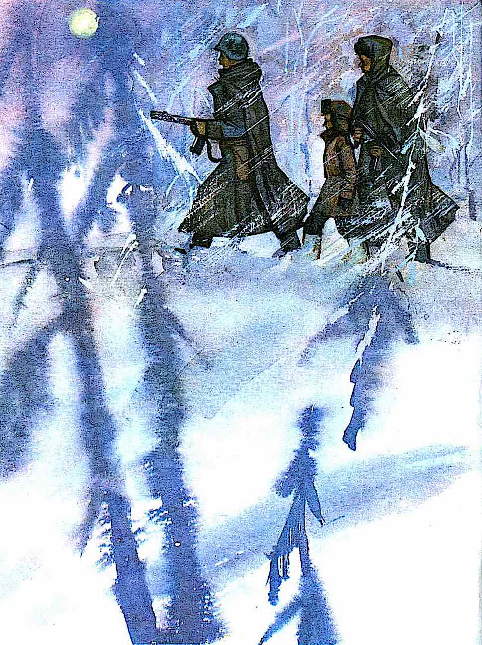 Soviet Children's Book WW2 a Soviet Children's Book illustration about WW2