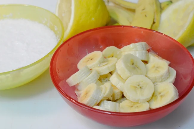 Mermelada de coco y plátano