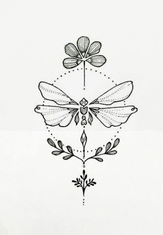 Tattoos Book: +2500 FREE Tattoo Designs: Dragonfly tattoo stencils